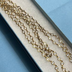 Touchstone crystal Mini Chantelle, 56” golden